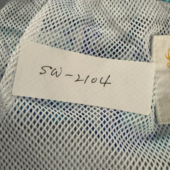 Lilly Pulitzer Swim Trunks Mens XL‎ Turquoise Oasis Shell Me You Love Me SW-2104